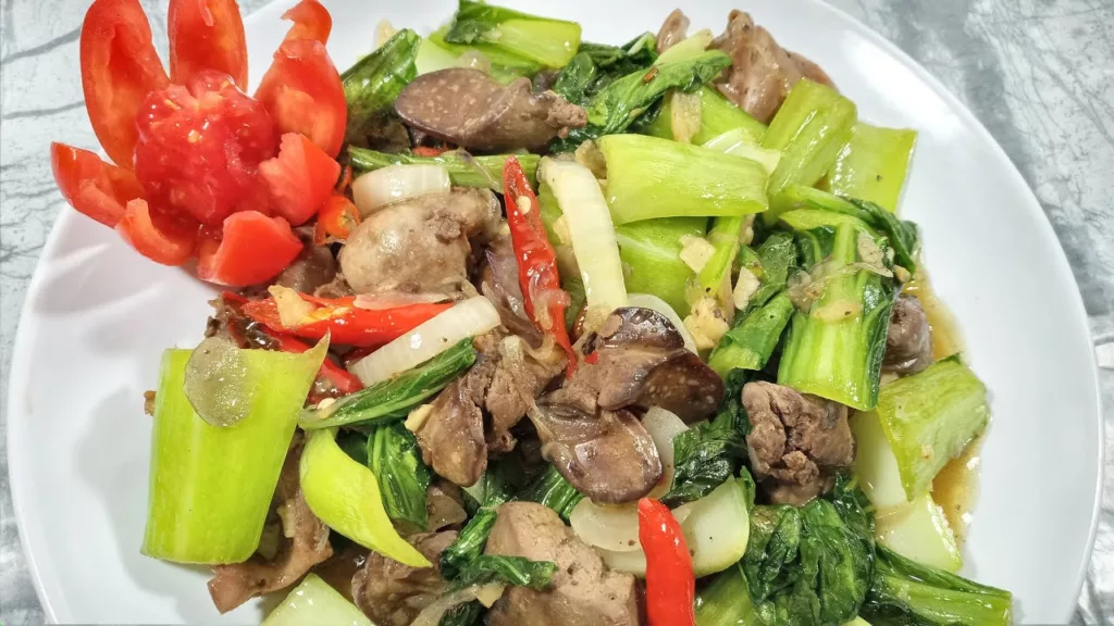 Resep Tumis Pokcoy Ati Ayam, Menu Sahur & Buka Puasa Lezat